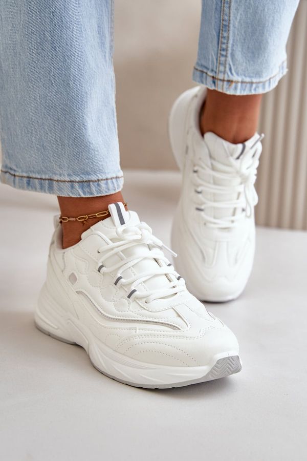 Kesi Sporty sneakers made of eco-leather white Verilisse