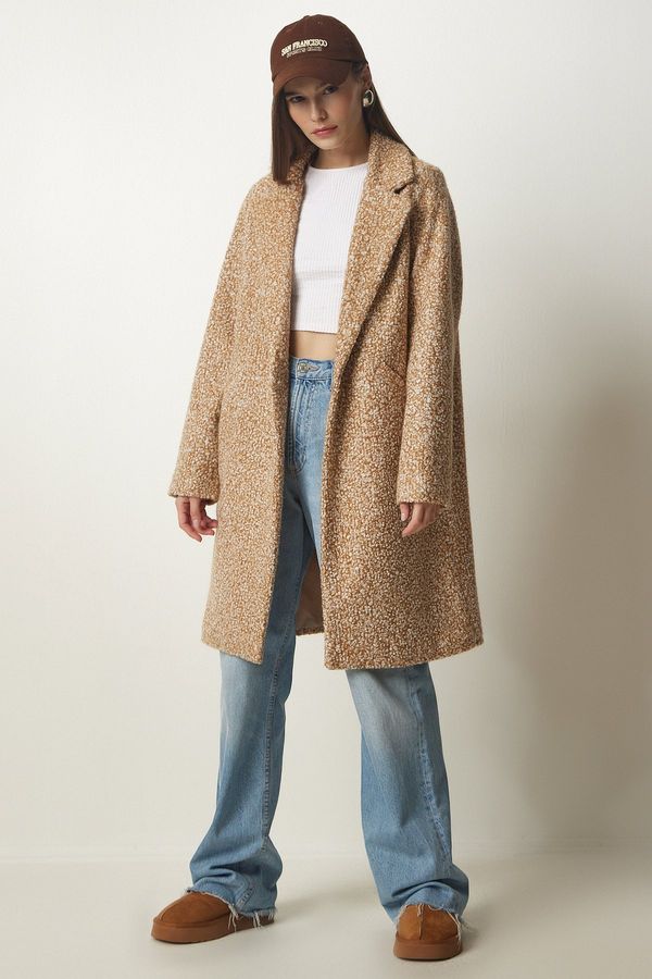 Happiness İstanbul Sreča İstanbul Ženski piškoti Dvojni prsni žepni plašč