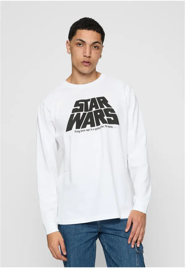 Merchcode Star Wars Long Sleeve Photo Collage White