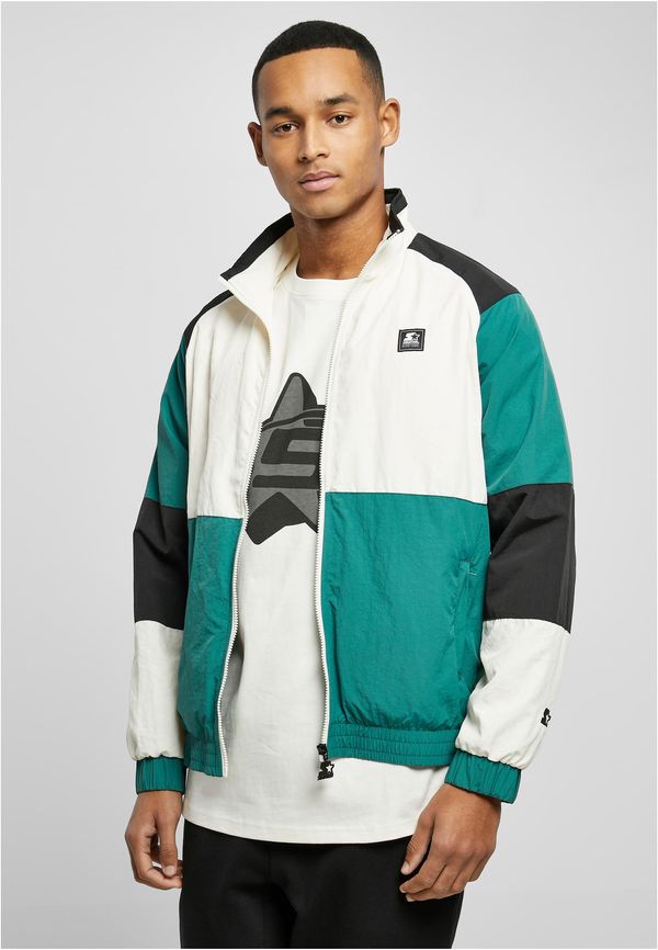 Starter Black Label Starter Color Block Retro Jacket pale white/dark fresh green/black