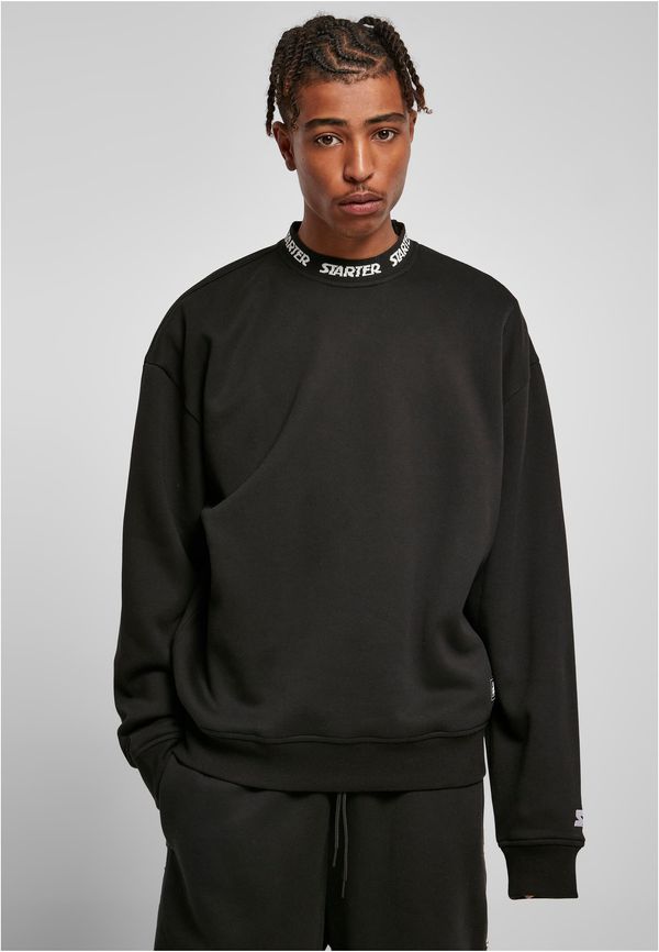 Starter Black Label Starter Jaquard Rib Crewneck Black