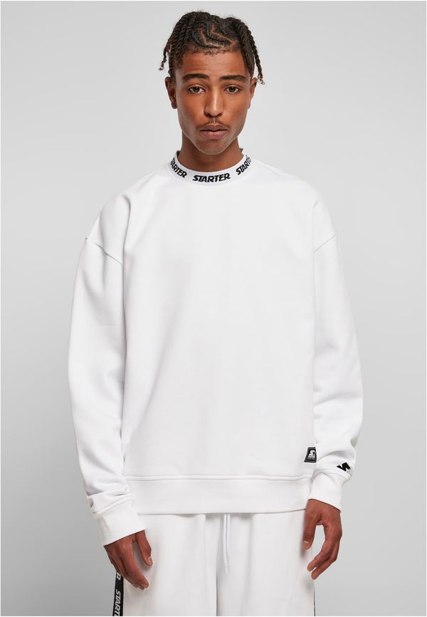 Starter Black Label Starter Jaquard Rib Crewneck White