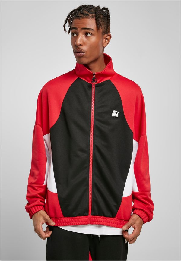 Starter Black Label Starter Laser Track Jacket Black/Urban Red/White