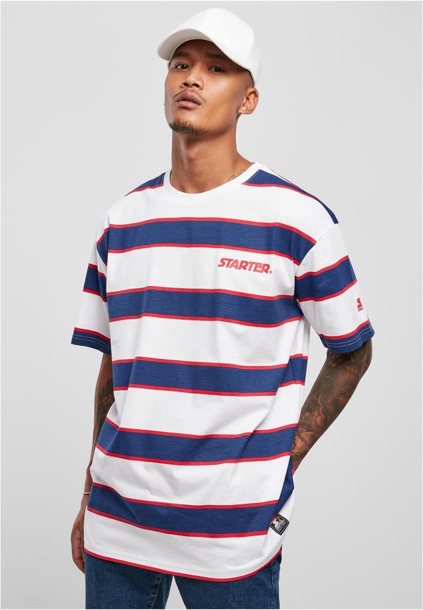 Starter Black Label Starter Logo Striped Tee White/Blue