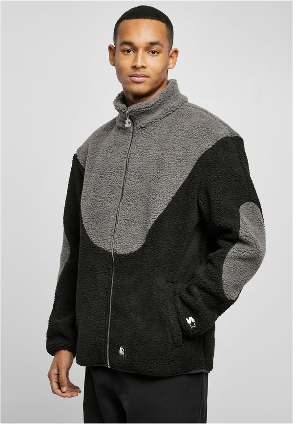 Starter Black Label Starter Sherpa Fleece Jacket Black/Asphalt