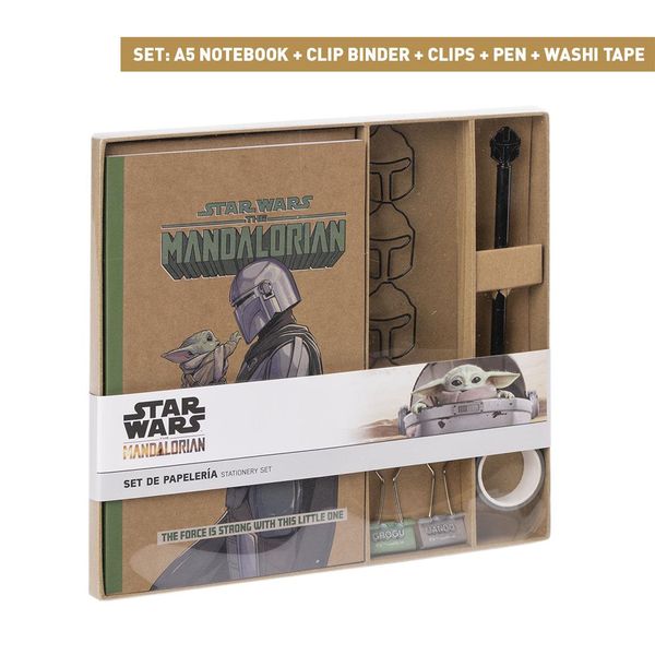 THE MANDALORIAN STATIONERY SET THE MANDALORIAN