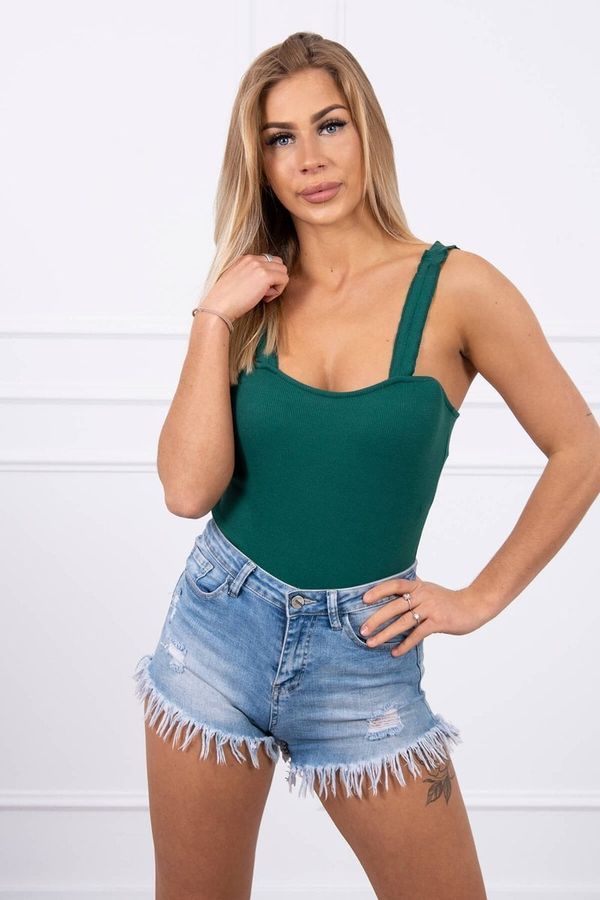 Kesi Strapless blouse green