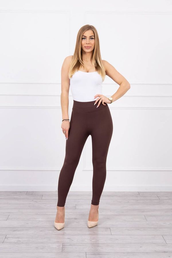 Kesi Striped leggings pants brown