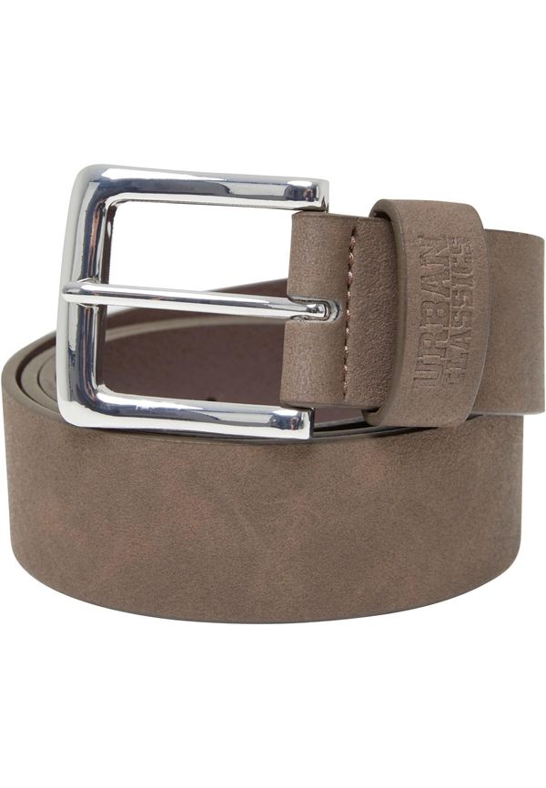 Urban Classics Suede Leather Imitation Belt brown