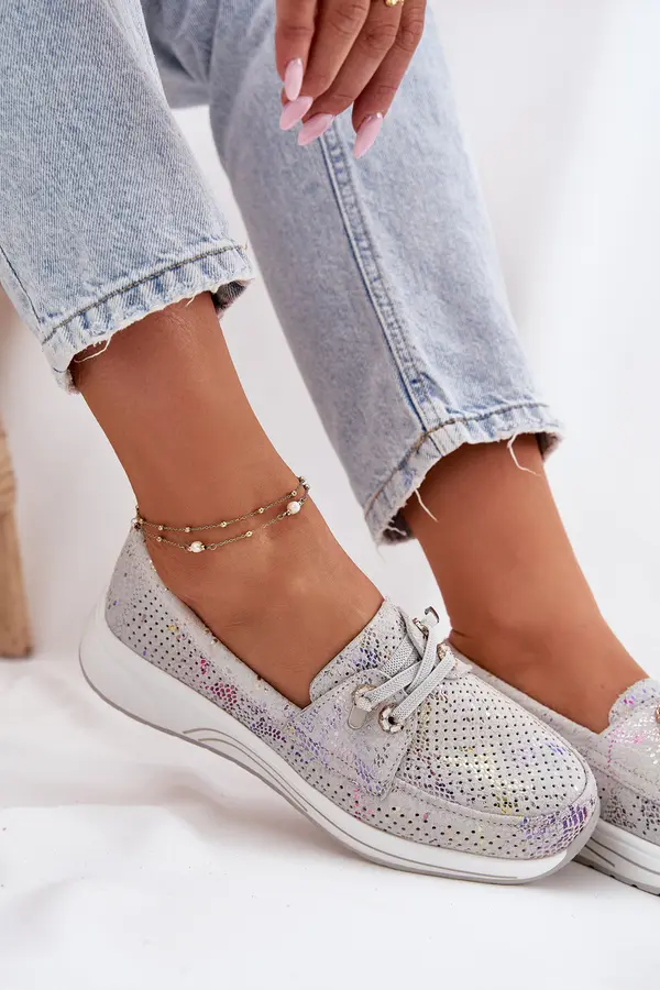 ARTIKER Suede Shoes Made Of Natural Leather On Platform Artiker