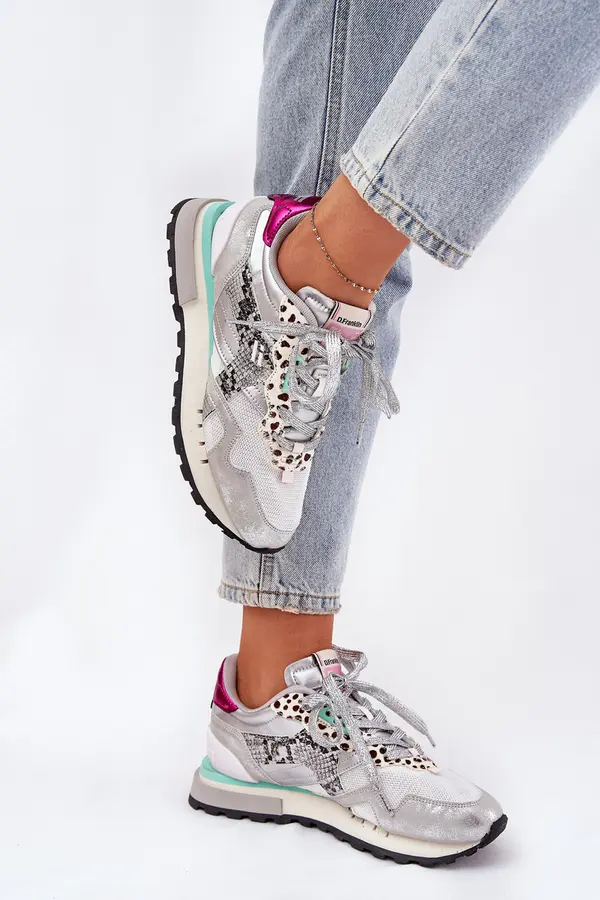 D.Franklin Suede Sport Shoes Sneakers Women D.FranklinMuted White DFSH387005