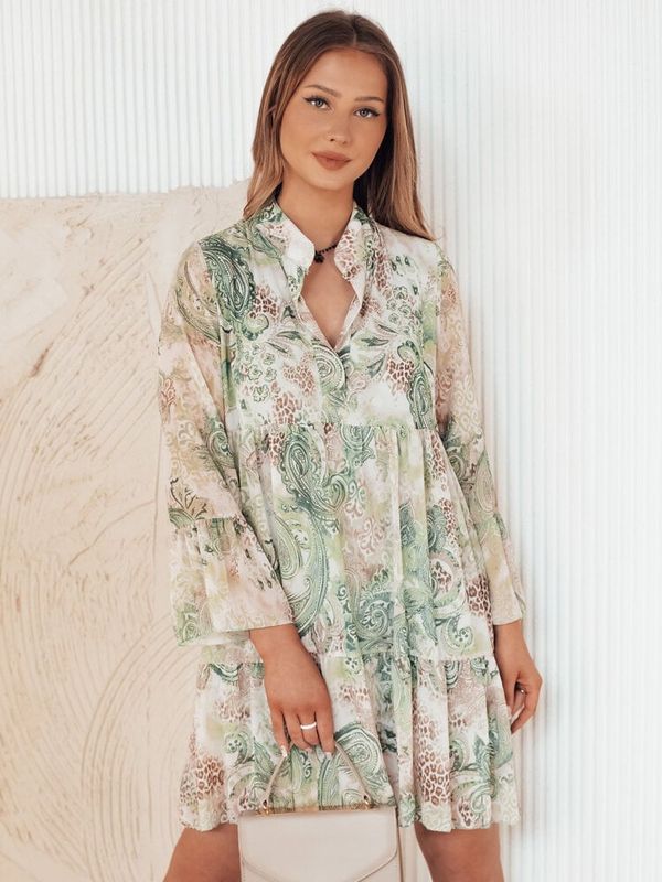 DStreet Sukienka PRINSA zielona Dstreet