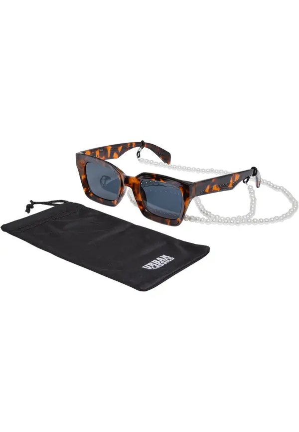 Urban Classics Sunglasses Poros With Chain Amber