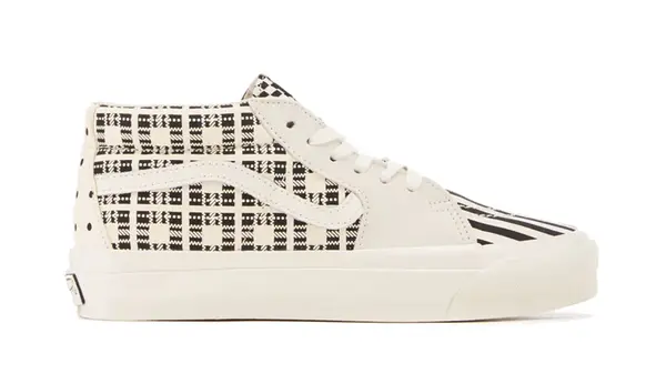 Vans Superge - Vans Sk8-Mid Reissue 83 LX Patt White