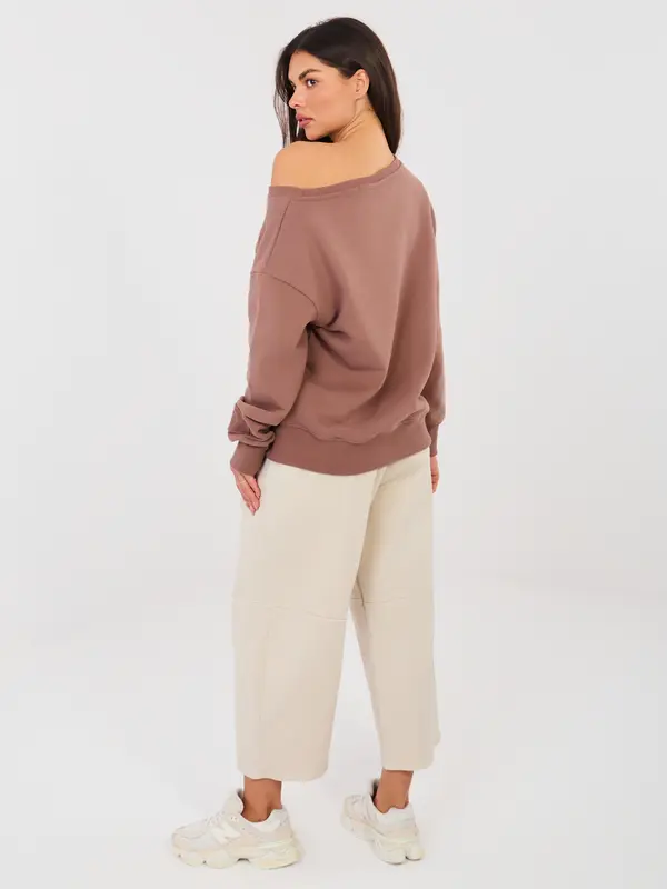 RUE PARIS Svetlo bež hlače