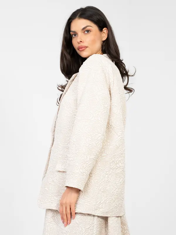 RUE PARIS Svetlo bež jakna