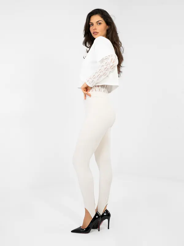 RUE PARIS Svetlo bež pajkice