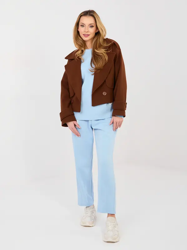 RUE PARIS Svetlo moder ženski komplet