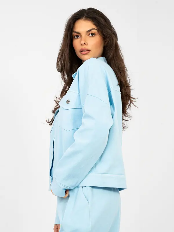 RUE PARIS Svetlo modra jeans jakna