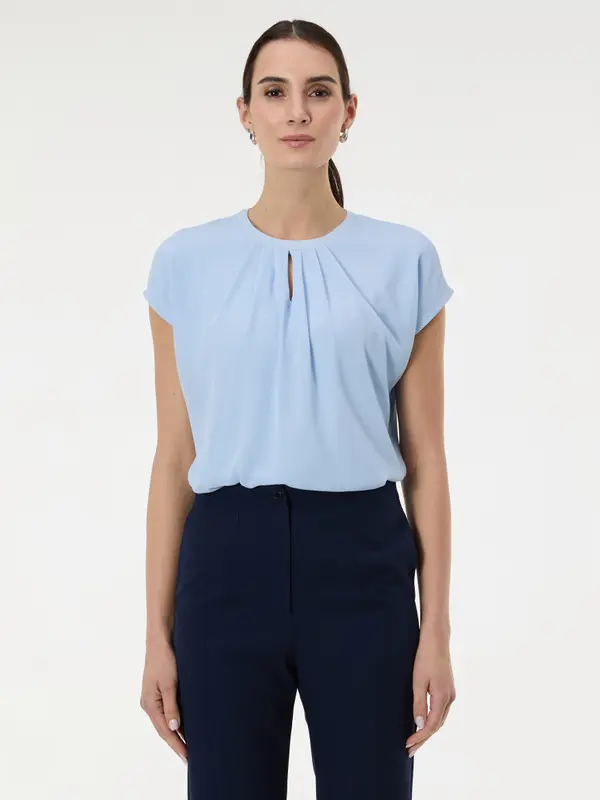 Orsay Svetlo modra ženska majica s kratkimi rokavi ORSAY