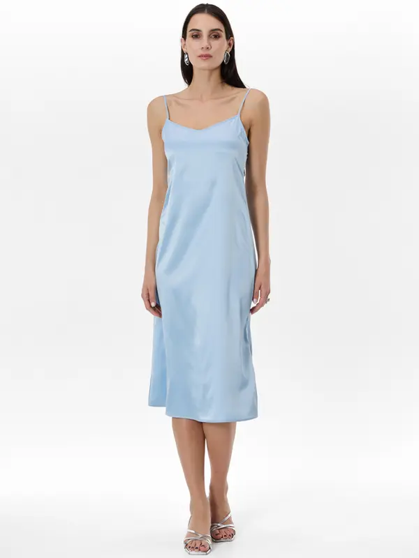 Orsay Svetlo modra ženska obleka ORSAY