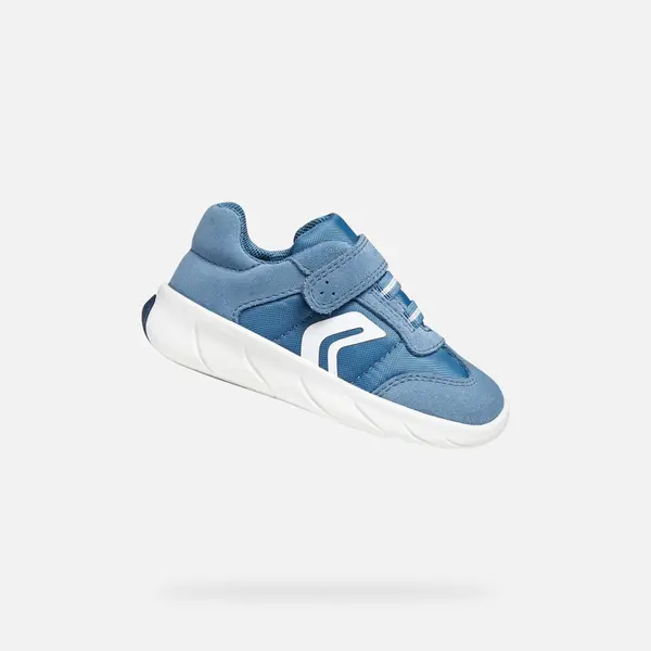 GEOX Svetlo modri fantovski čevlji Geox Foot-run