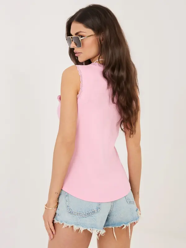 Italy Moda Svetlo roza top