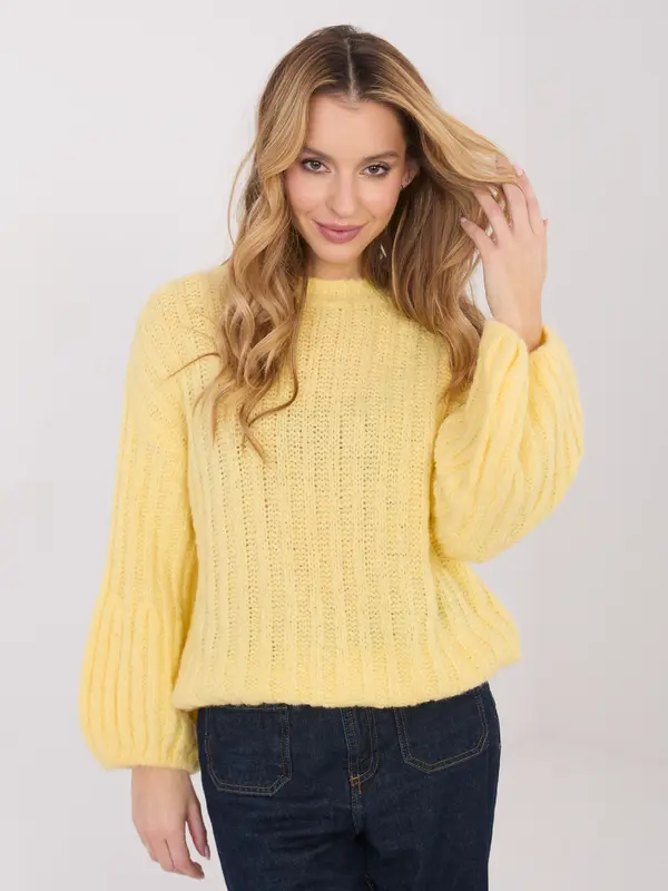 Italy Moda Svetlo rumen pulover