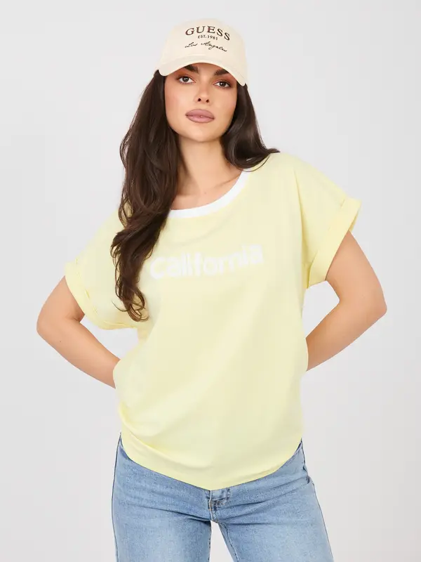 RELEVANCE Svetlo rumena prevelika bluza