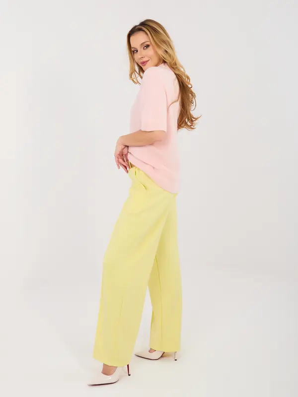 RUE PARIS Svetlo rumene hlače