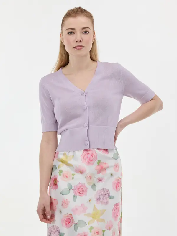 Orsay Svetlo vijoličen ženski kardigan ORSAY