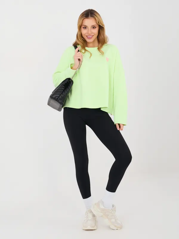 Factory Price Svetlo zelena jopa z dolgimi rokavi