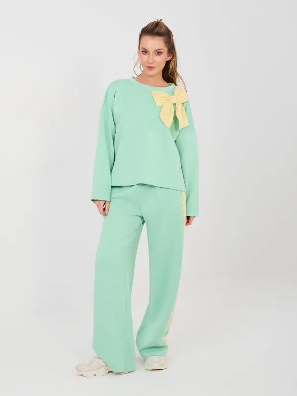 RUE PARIS Svetlo zelena trenirka