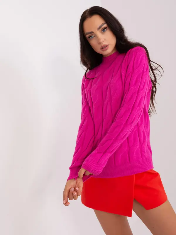 Wool Fashion Italia Sweater-AT-SW-2235.00P-Fuchsia