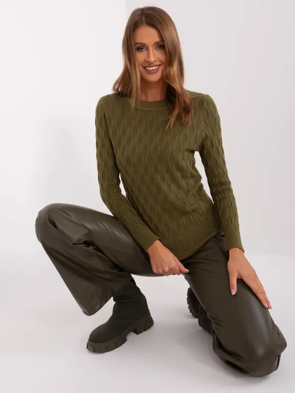 Wool Fashion Italia Sweater-AT-SW-2324-2.68-khaki