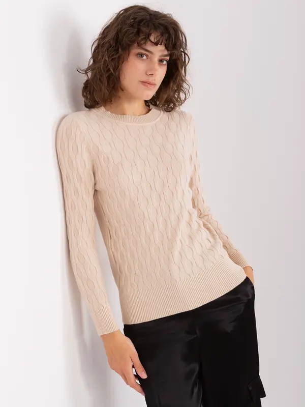 Wool Fashion Italia Sweater-AT-SW-2324-2.68-light beige