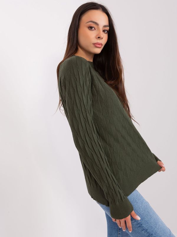 Wool Fashion Italia Sweater-AT-SW-2326.37X-dark khaki