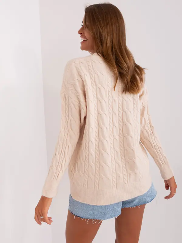 Wool Fashion Italia Sweater-AT-SW-2335-1.68P-light beige