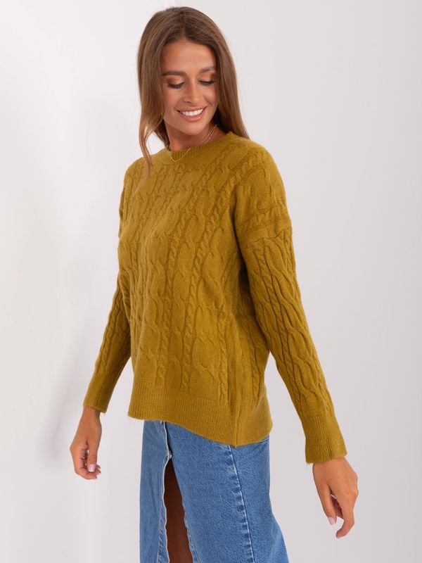 Wool Fashion Italia Sweater-AT-SW-2335-1.68P-olive