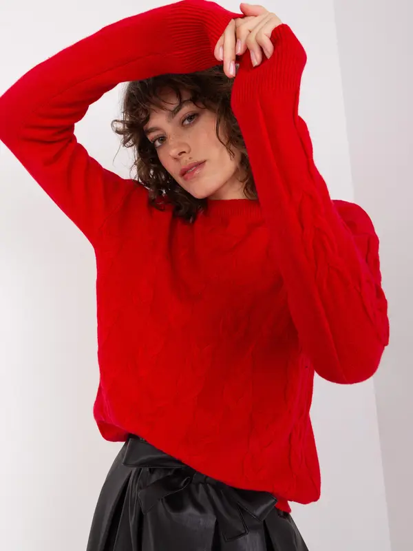 Wool Fashion Italia Sweater-AT-SW-2340.22-red