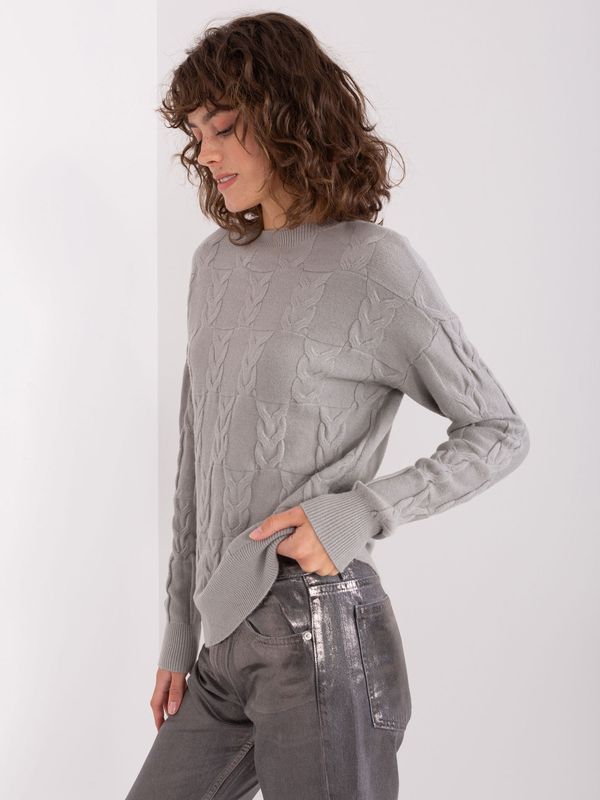 Wool Fashion Italia Sweater-AT-SW-2340.80-gray