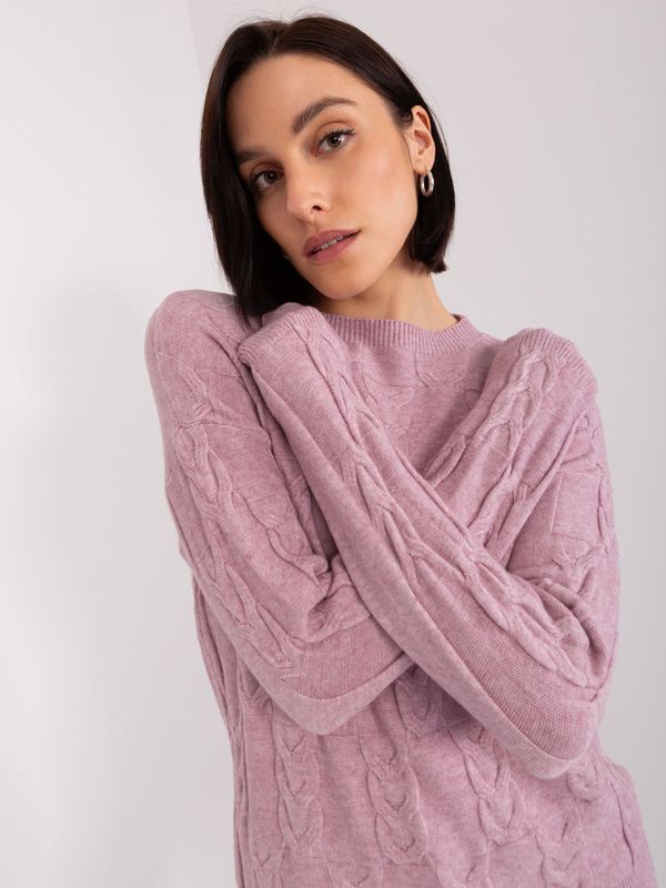 Wool Fashion Italia Sweater-AT-SW-2340.80-Light Purple