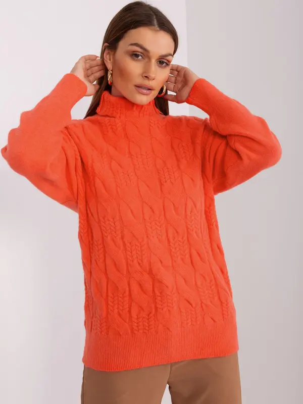 Wool Fashion Italia Sweater-AT-SW-23401.97P-Orange