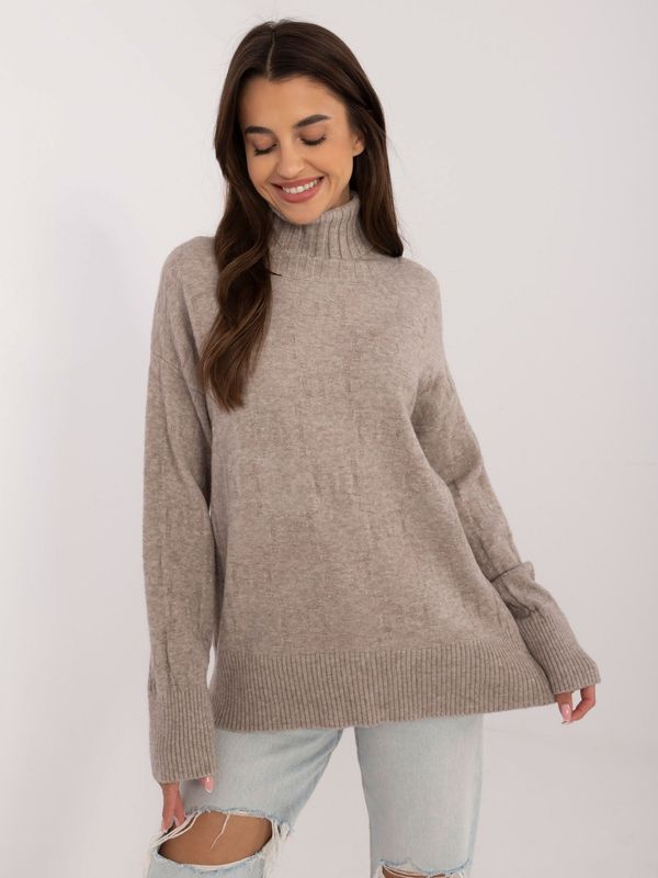 Wool Fashion Italia Sweater-AT-SW-2342-1.35-dark beige
