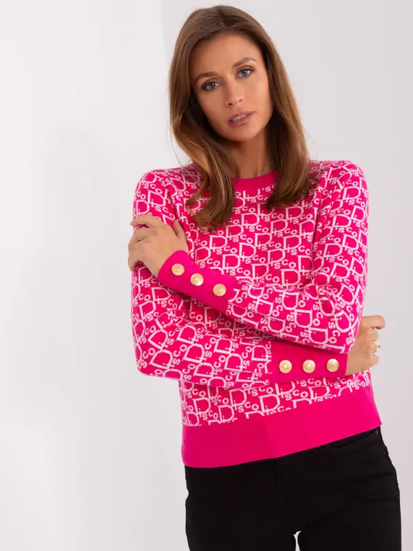 Wool Fashion Italia Sweater-AT-SW-2342.46P-fuchsia