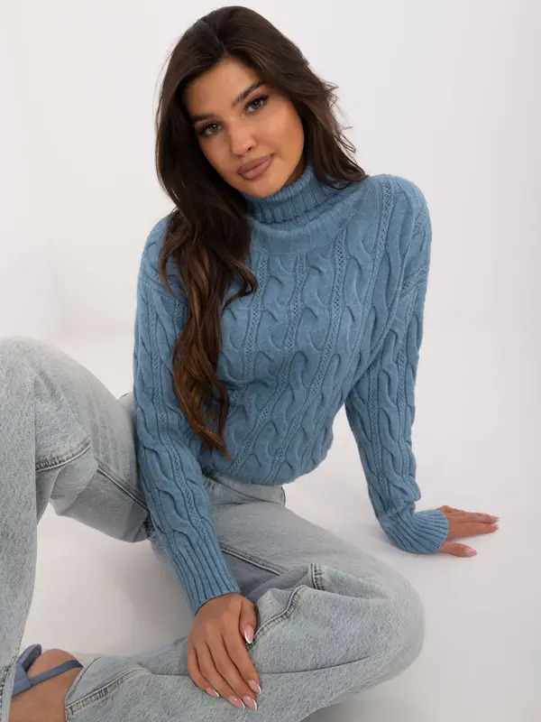 Wool Fashion Italia Sweater-AT-SW-23445.00-Blue