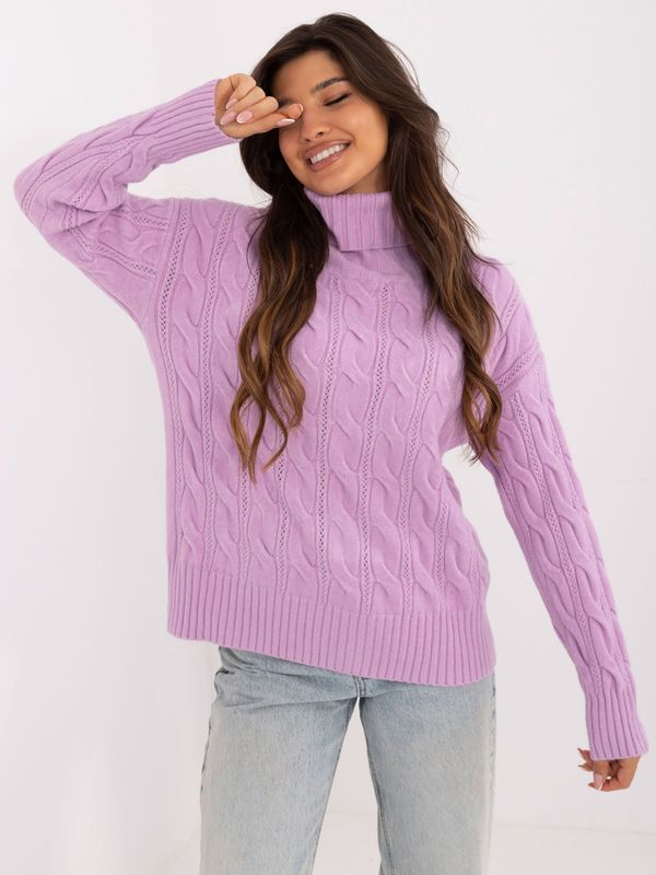 Wool Fashion Italia Sweater-AT-SW-23445.00-light purple