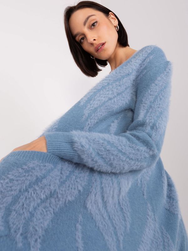 Wool Fashion Italia Sweater-AT-SW-234501.00P-Blue
