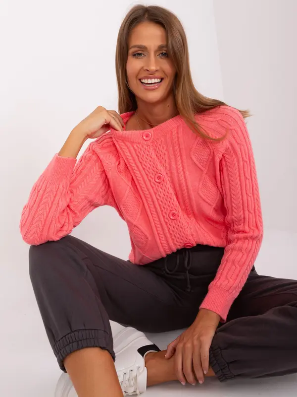 Wool Fashion Italia Sweater-AT-SW-2346-2.99P-Coral