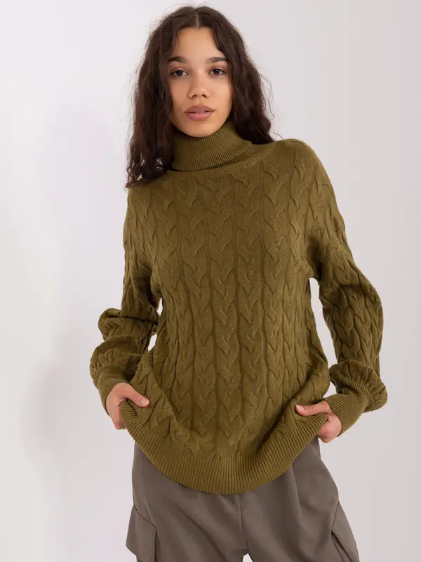 Wool Fashion Italia Sweater-AT-SW-2348.88-khaki